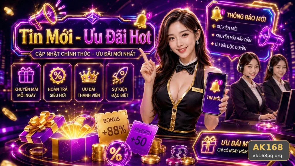 Giải Thích Biểu Tượng, Tính Năng Và Quy Trình Thường Gặp Của Hướng Dẫn AK168 Về Tin Mới, Ưu Đãi Trên Ứng Dụng Di Động Tại ak168pg.org
